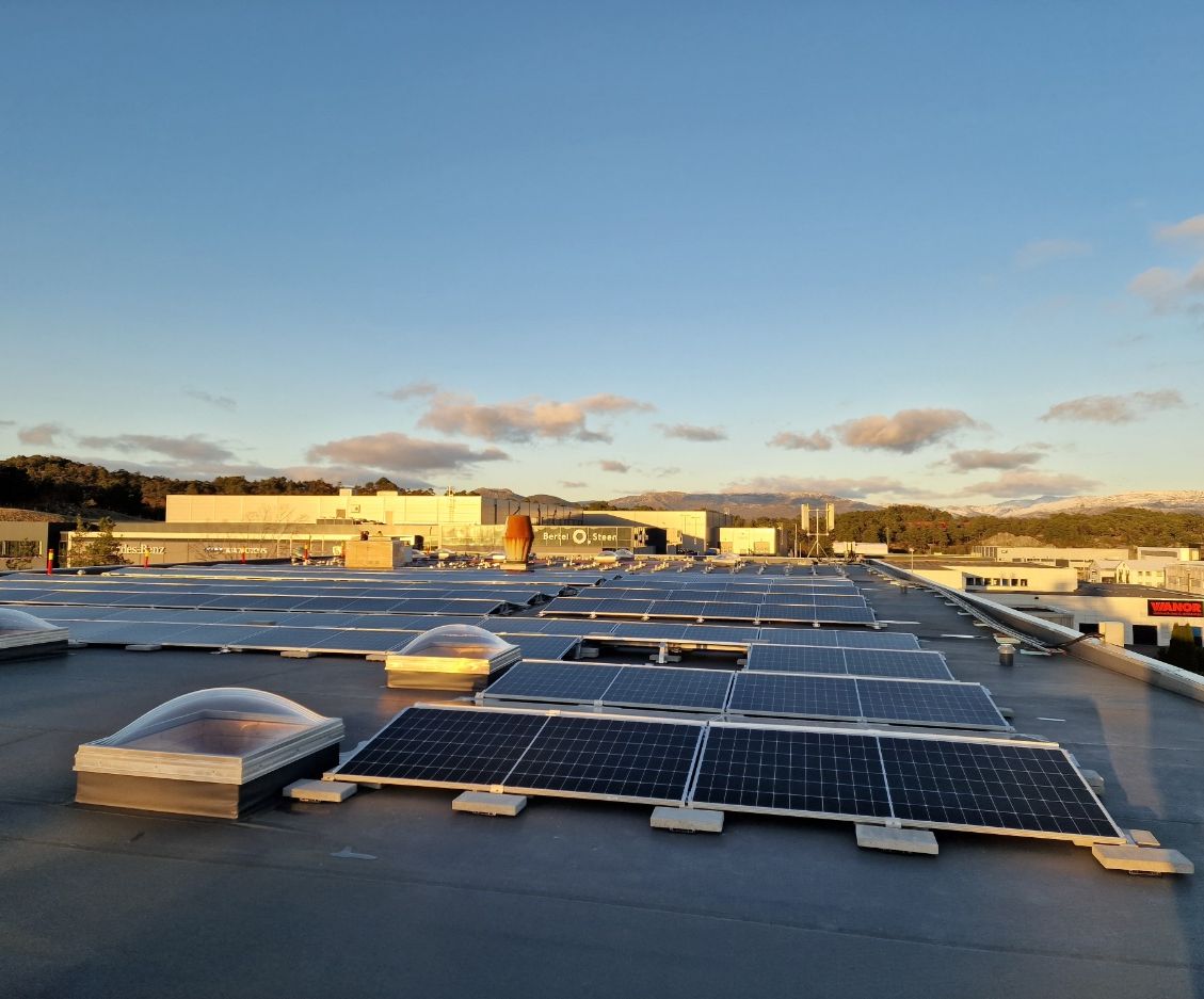 Solceller på tak